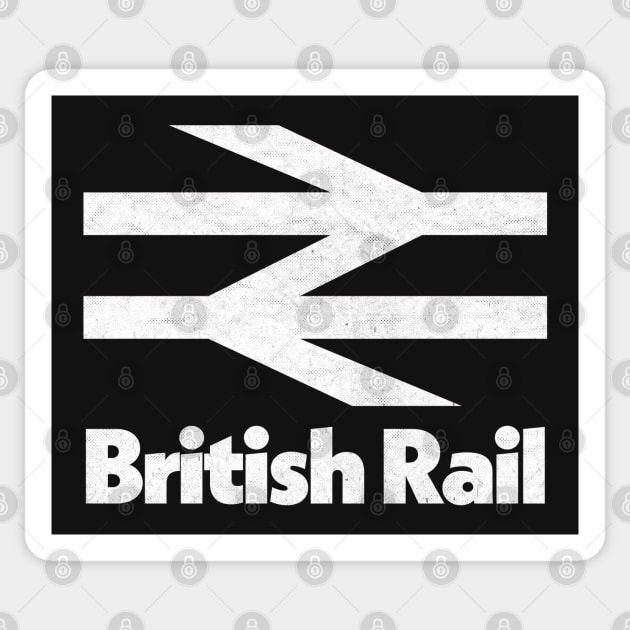 British Rail / Retro Faded Logo Design Sticker by CultOfRomance